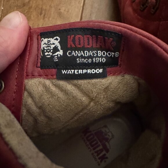 Kodiak Women’s Red Leather Boots – Size 8 – Waterproof – EUC - Picture 8 of 8